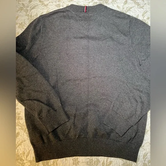 Tommy Hilfiger Cotton Knit Pullover Sweater Jumper with Logo Patch, size medium - Picture 12 of 14